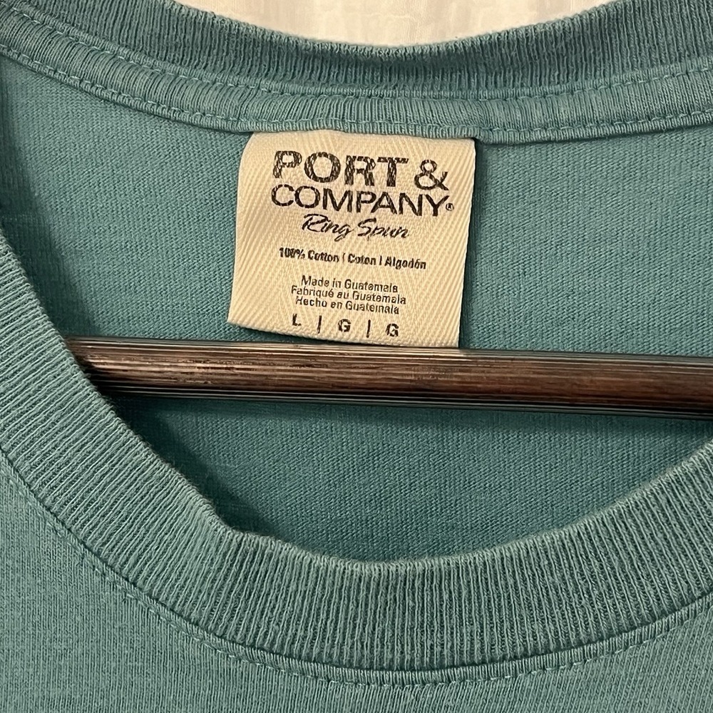 Uptown Raw Bar Port St Joe PSJ Beach Florida Tee Seawashed Green Mens Size Large - Picture 3 of 5